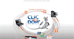Desktop Screenshot of clicadom.info